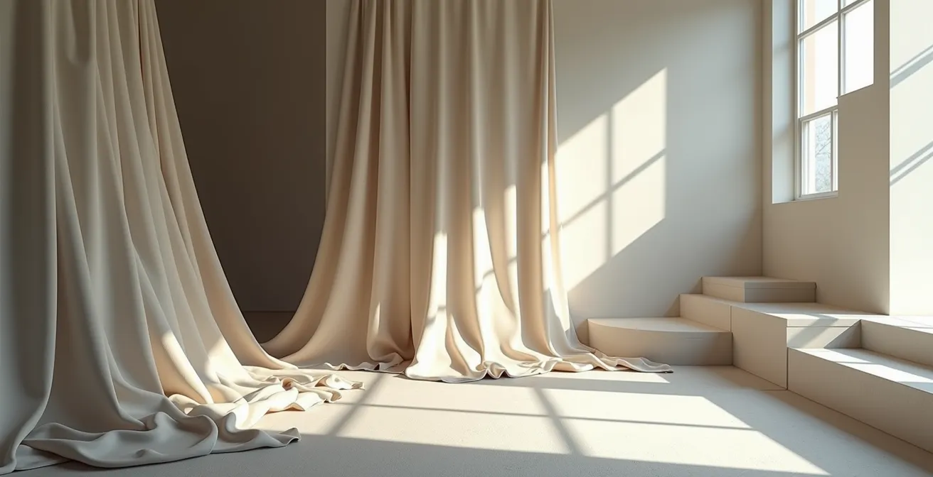 Elegante Modepräsentation mit minimalistischen Elementen, die deutsche Designästhetik und zeitgenössische Laufsteg-Trends widerspiegelt