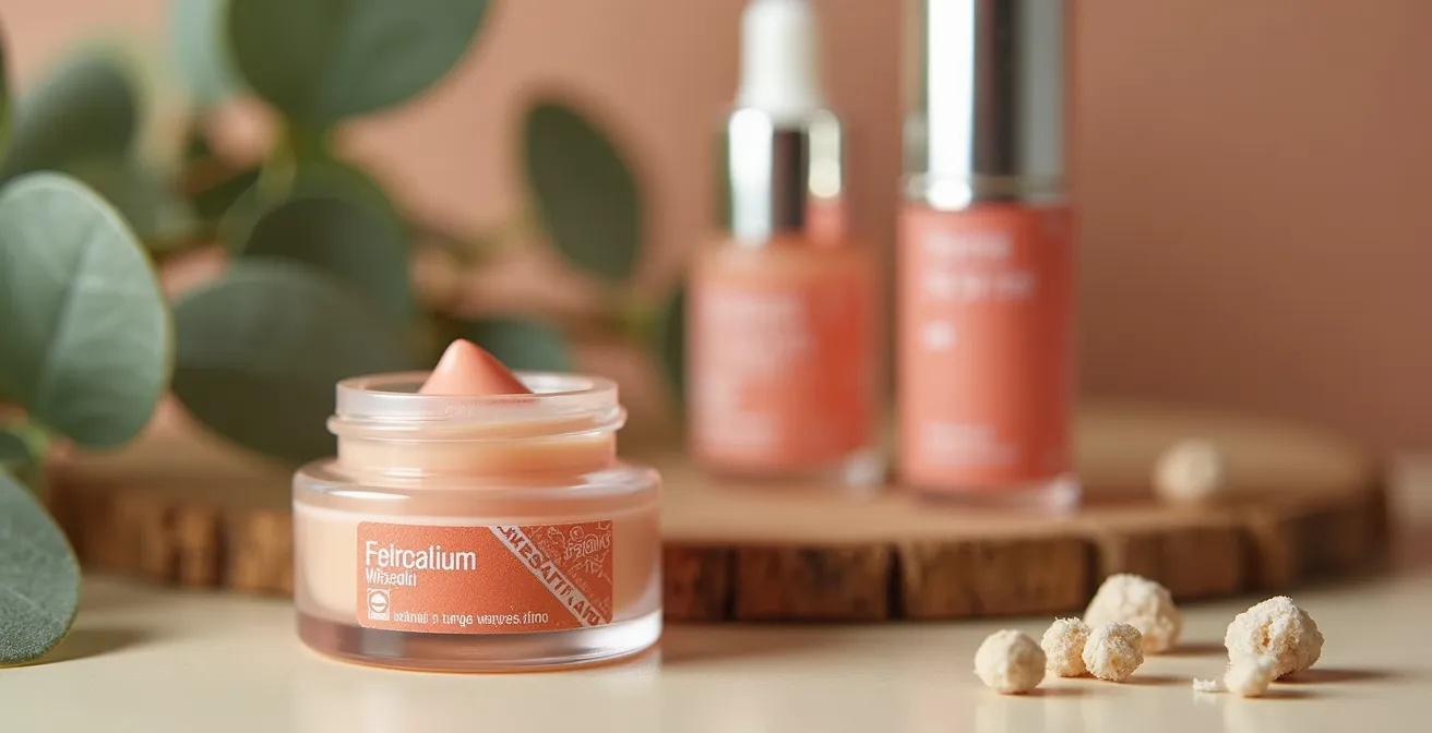 Natürlich getönte Lippen mit deutschem Naturkosmetik-Balsam im Alltagskontext