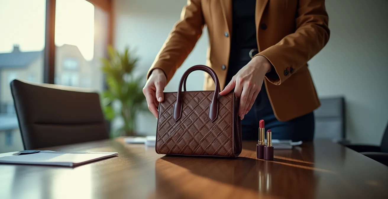 Lippenstift und Handtasche als Statussymbole im deutschen Business